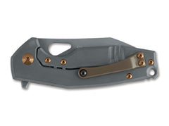 Briceag Yaru Titanium PVD Grey Fox Knives- Lama CPM-S-90V, Maner Titan