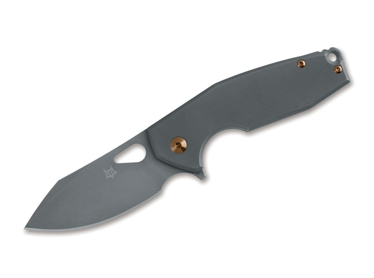 Briceag Yaru Titanium PVD Grey Fox Knives- Lama CPM-S-90V, Maner Titan