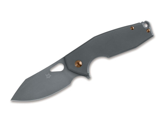 Briceag Yaru Titanium PVD Grey Fox Knives- Lama CPM-S-90V, Maner Titan