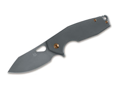 Briceag Yaru Titanium PVD Grey Fox Knives- Lama CPM-S-90V, Maner Titan