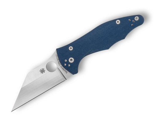 Briceag Yojimbo 2 CPM SPY27 Blue G10 PlainEdge Spyderco- Tactic, EDC