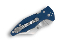 Briceag Yojimbo 2 CPM SPY27 Blue G10 PlainEdge Spyderco- Tactic, EDC