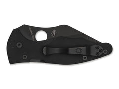 Briceag YoJimbo II All Black Spyderco- Lama Wharncliffe, Maner G10 Antiderapant