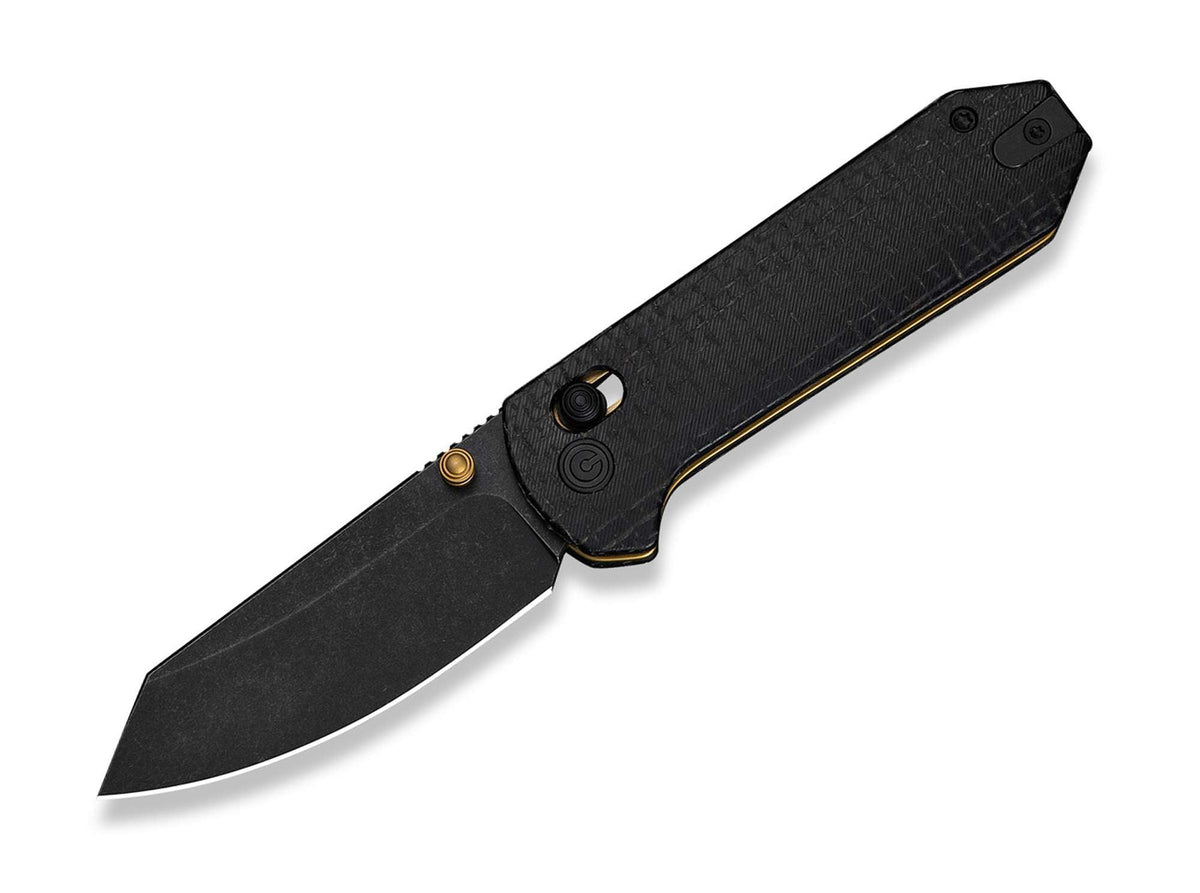 Briceag Yonder Micarta All Black CIVIVI- Utilizare EDC, Crossbar Lock