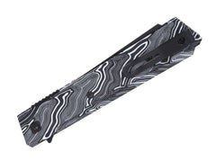 Briceag Zephyr Black & White G10 CRKT- Maner G10 Bicolor, Lama acoperita TiN