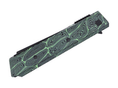 Briceag Zephyr Green & Black G10 CRKT- Design Elegant, Deschidere Rapida