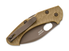 Briceag Zero 2.0 Desert Warrior FRN Coyote Tan Fox Knives- Design Tactic, Lama Becut
