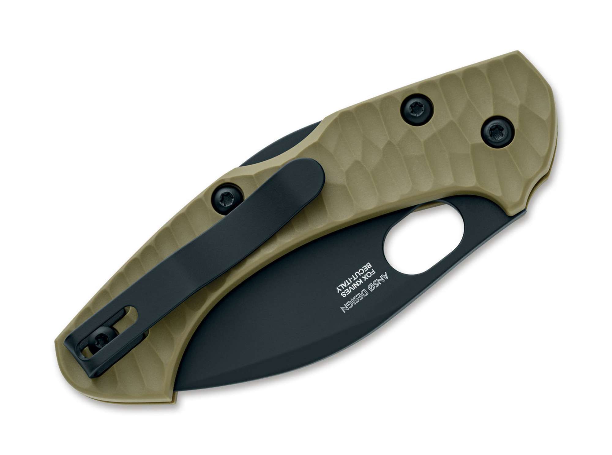 Briceag Zero 2.0 Desert Warrior FRN OD Green Fox Knives- Design Tactic, Maner Robust