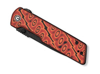 Briceag Zygon Civivi Portocaliu și Negru – Lamă 10,8 cm Nitro-V, Maner Micarta - poza 3