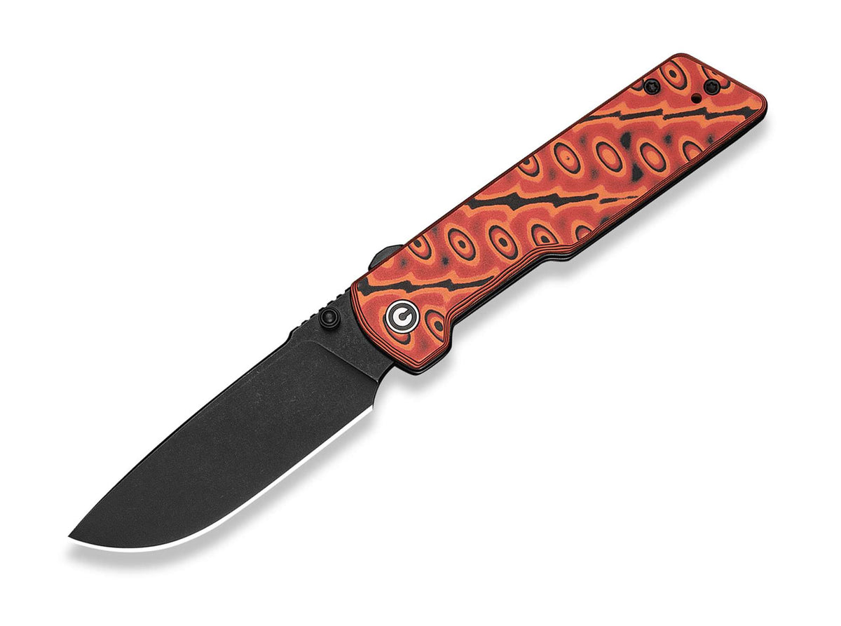 Briceag Zygon Civivi Portocaliu și Negru – Lamă 10,8 cm Nitro-V, Maner Micarta - poza 1