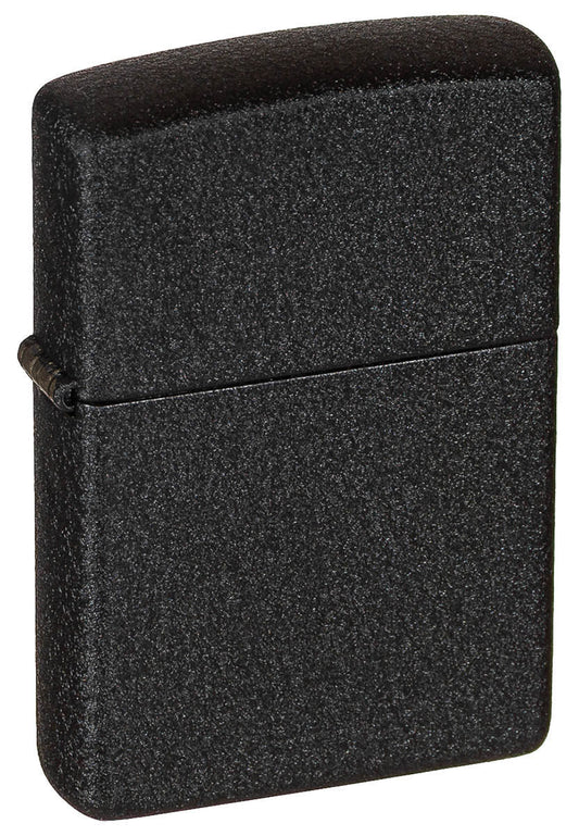 Brichetă Zippo "Black Crackle" Negru - Antivânt, Original Zippo