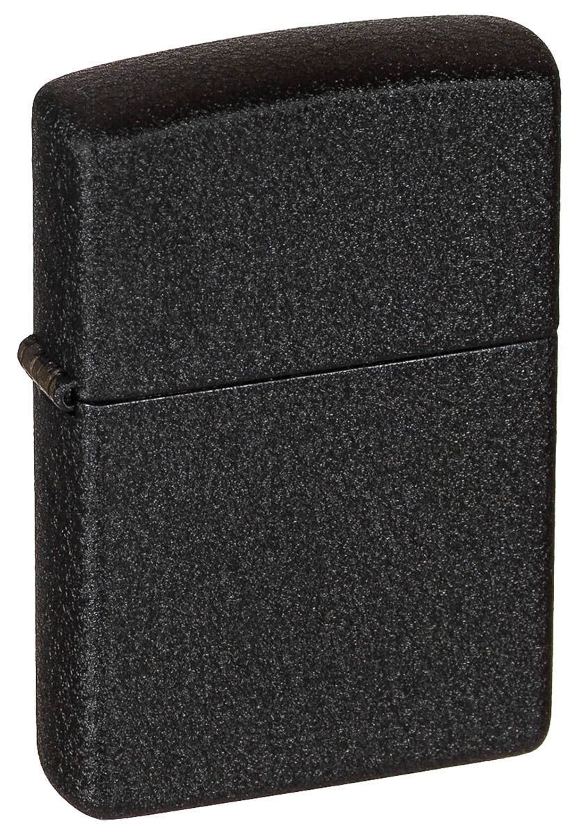 Brichetă Zippo "Black Crackle" Negru - Antivânt, Original Zippo