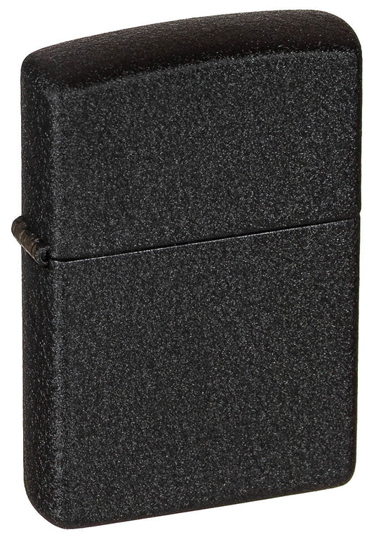 Brichetă Zippo "Black Crackle" Negru - Antivânt, Original Zippo