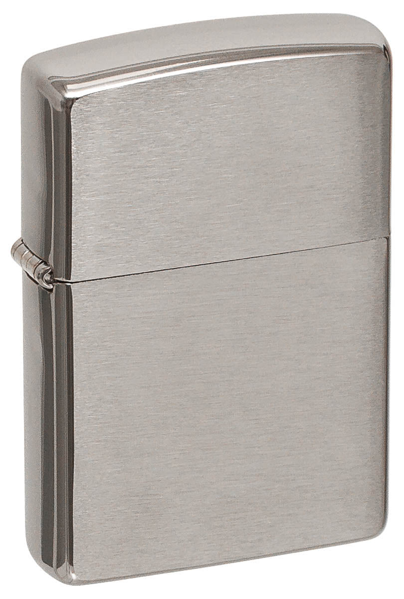 Brichetă Zippo Chrome Brushed Crom - Originală, Antivânt