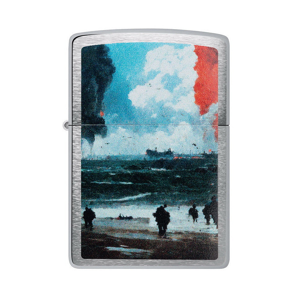 Brichetă Zippo D-Day Landing Ediție Istorică Zippo - Simbol al Rezistenței