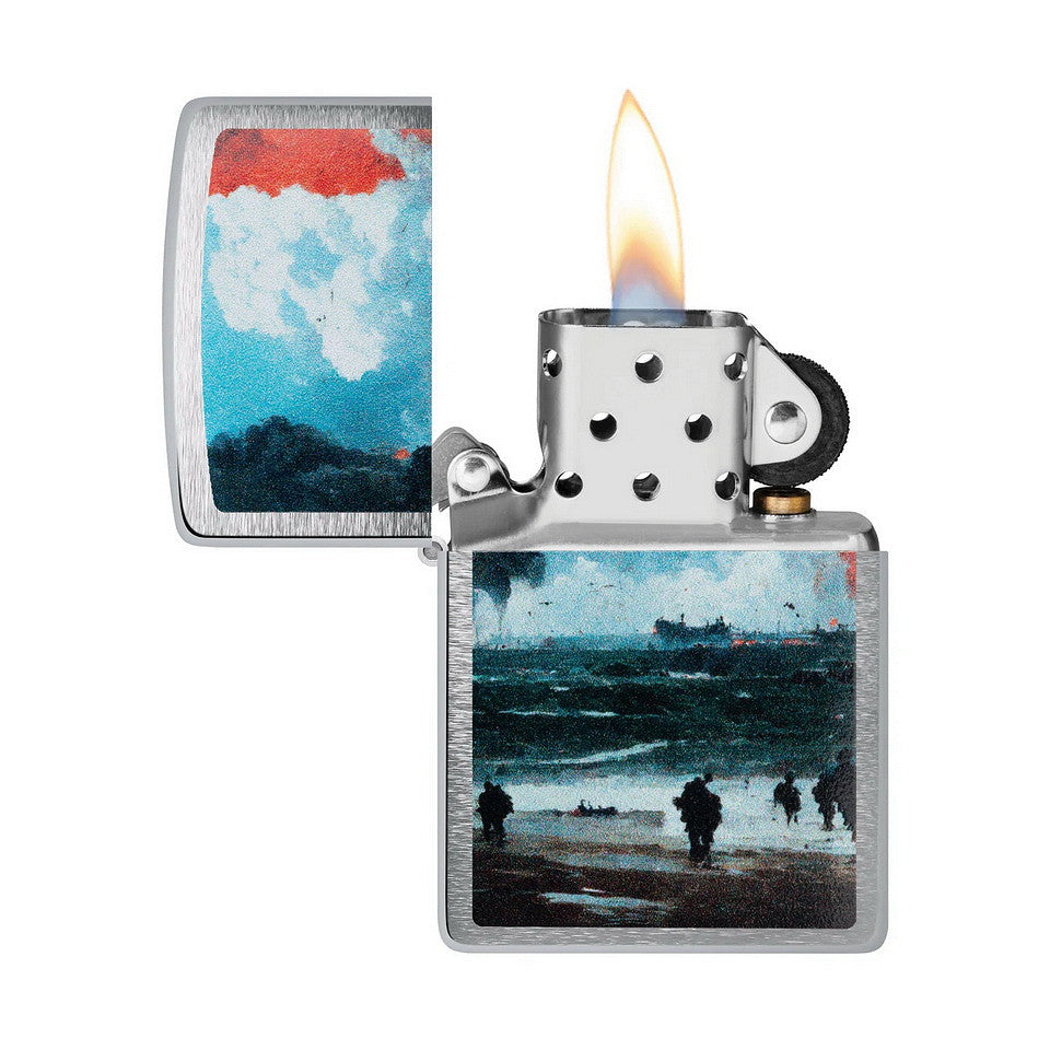 Brichetă Zippo D-Day Landing Ediție Istorică Zippo - Simbol al Rezistenței