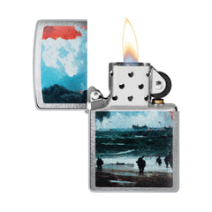 Brichetă Zippo D-Day Landing Ediție Istorică Zippo - Simbol al Rezistenței