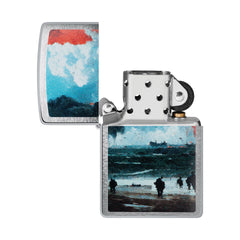 Brichetă Zippo D-Day Landing Ediție Istorică Zippo - Simbol al Rezistenței