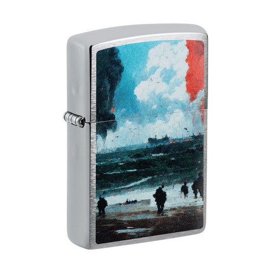 Brichetă Zippo D-Day Landing Ediție Istorică Zippo - Simbol al Rezistenței