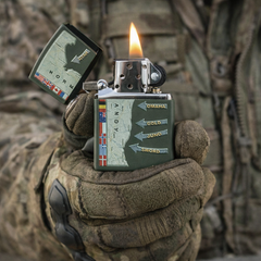Brichetă Zippo D-Day Military Map Normandy Zippo - Un Omagiu Strategic și Durabil