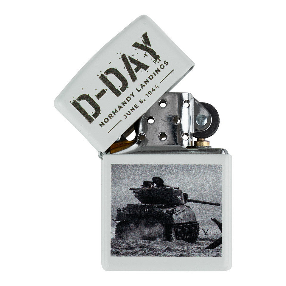 Brichetă Zippo D-Day Sherman Tank - Ecouri ale Istoriei, Flacără Infinită