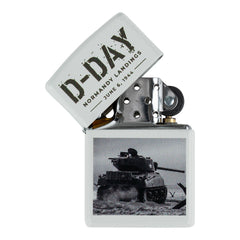 Brichetă Zippo D-Day Sherman Tank - Ecouri ale Istoriei, Flacără Infinită