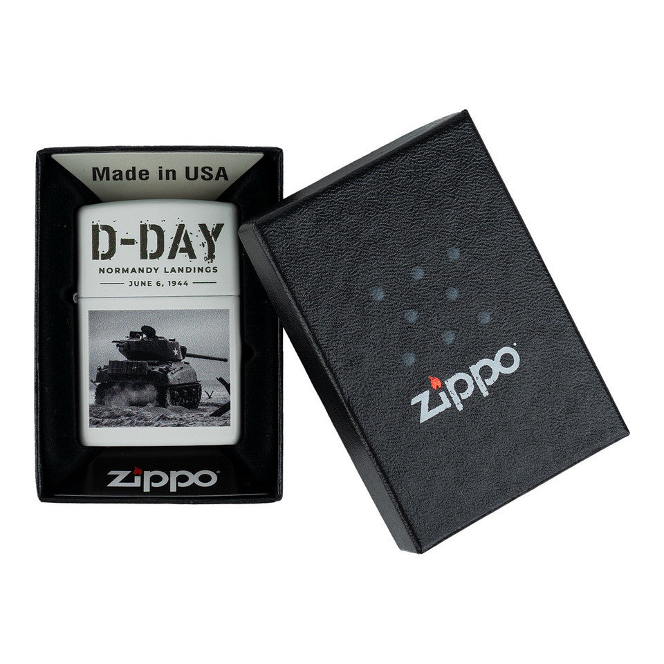 Brichetă Zippo D-Day Sherman Tank - Ecouri ale Istoriei, Flacără Infinită