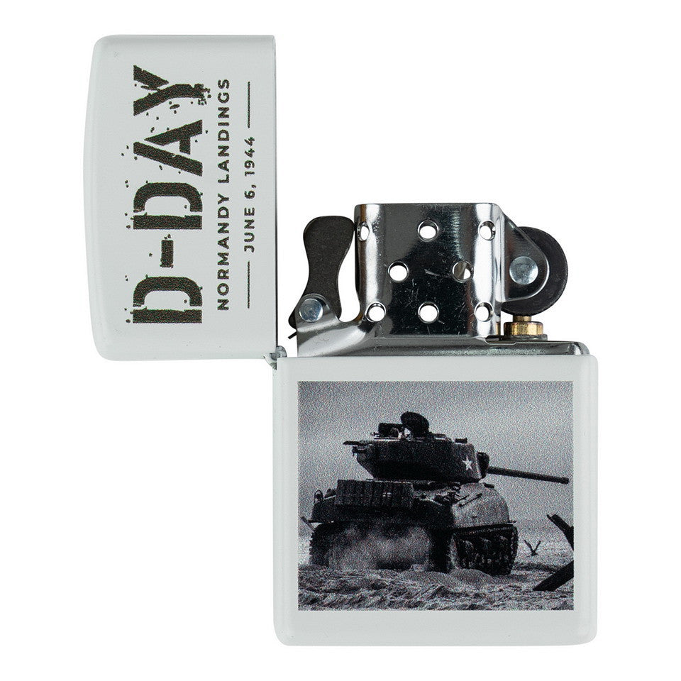 Brichetă Zippo D-Day Sherman Tank - Ecouri ale Istoriei, Flacără Infinită