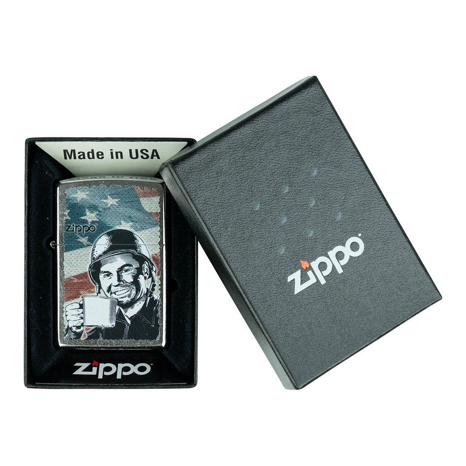 Brichetă Zippo G.I. Joe Coffee Zippo - Esența Camaraderiei Militare