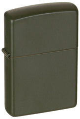 Brichetă Zippo Green Matte Verde OD - Vânt-rezistent, Original