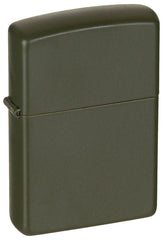 Brichetă Zippo Green Matte Verde OD - Vânt-rezistent, Original