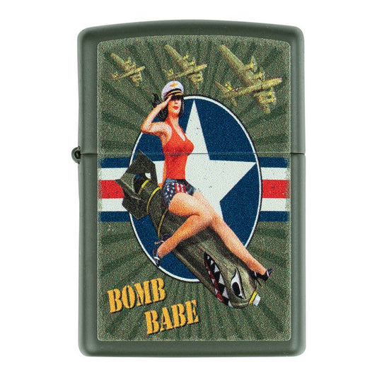Brichetă Zippo Pin Up Bomb Babe Zippo - Stil Clasic, Rezistență Legendară