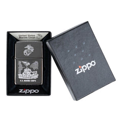 Brichetă Zippo US Marines Corps - Simbol al Forței și Onorii