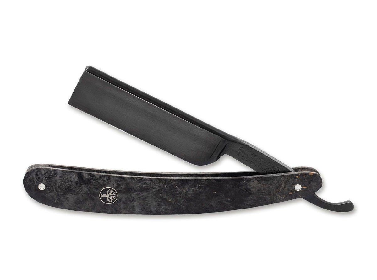 Brici Böker Black Amboina- Lama Carbon Negru, Maner Lemn Amboina