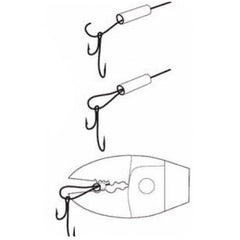 Brida Single Mustad - 0.8mm, Rezistență, 50 buc/placă - 2