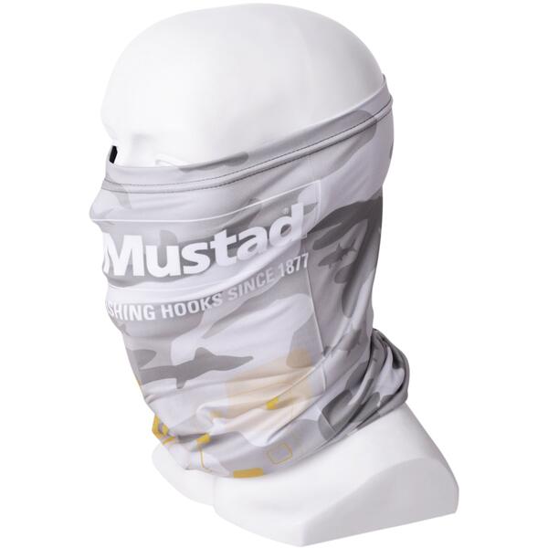 Buff Mustad Buff Fish Camo - Protecție Solară, Respirabil - 2