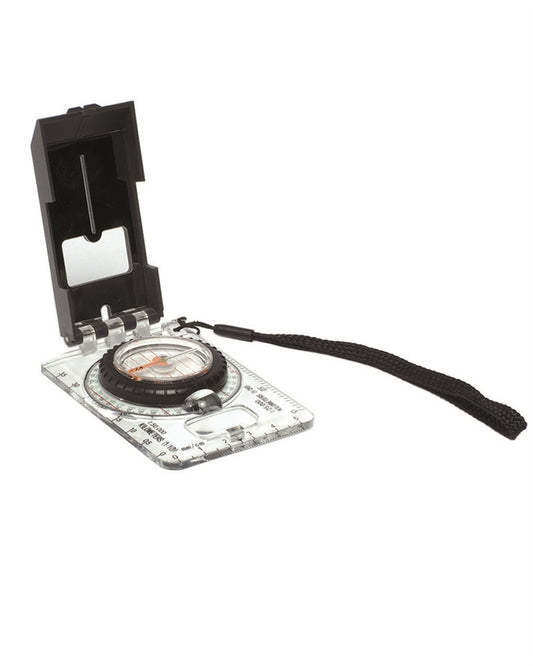 Busolă de Hartă Mil-Tec cu Capac – Lupă, Scale 1:25.000 și 1:50.000