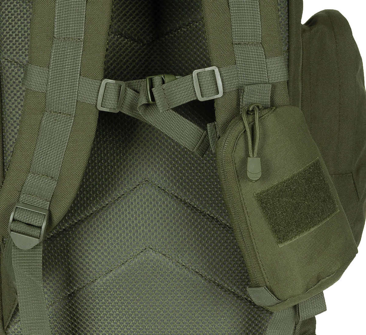 Buzunar curea de umăr MOLLE Verde OD MFH - Fixare MOLLE, Acces Rapid
