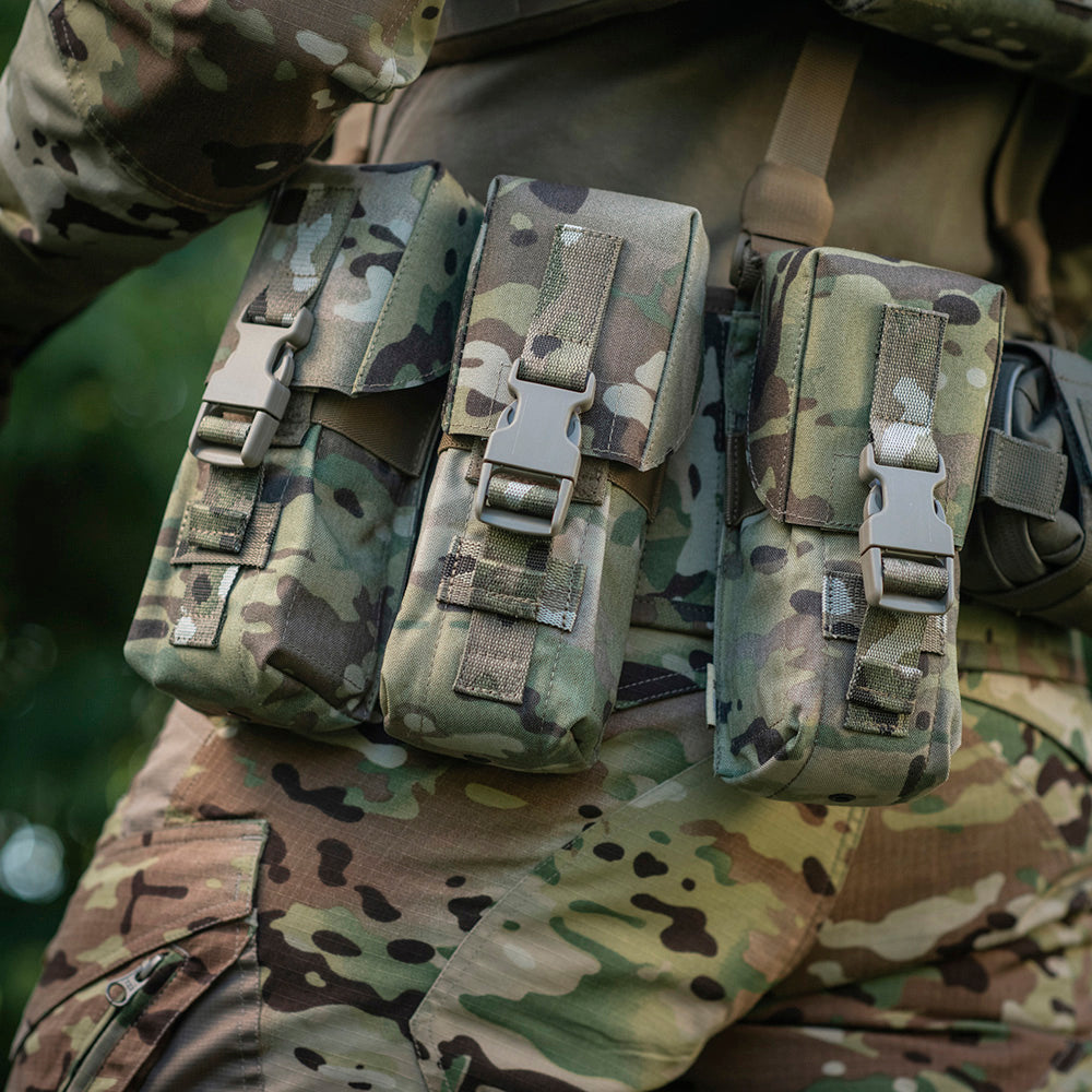 Buzunar Dublu M-Tac Fastex pentru Magazii AR/AK - Multicam