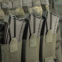 Buzunar M-Tac Triple Magazine Elite Laser Cut - Ranger Green