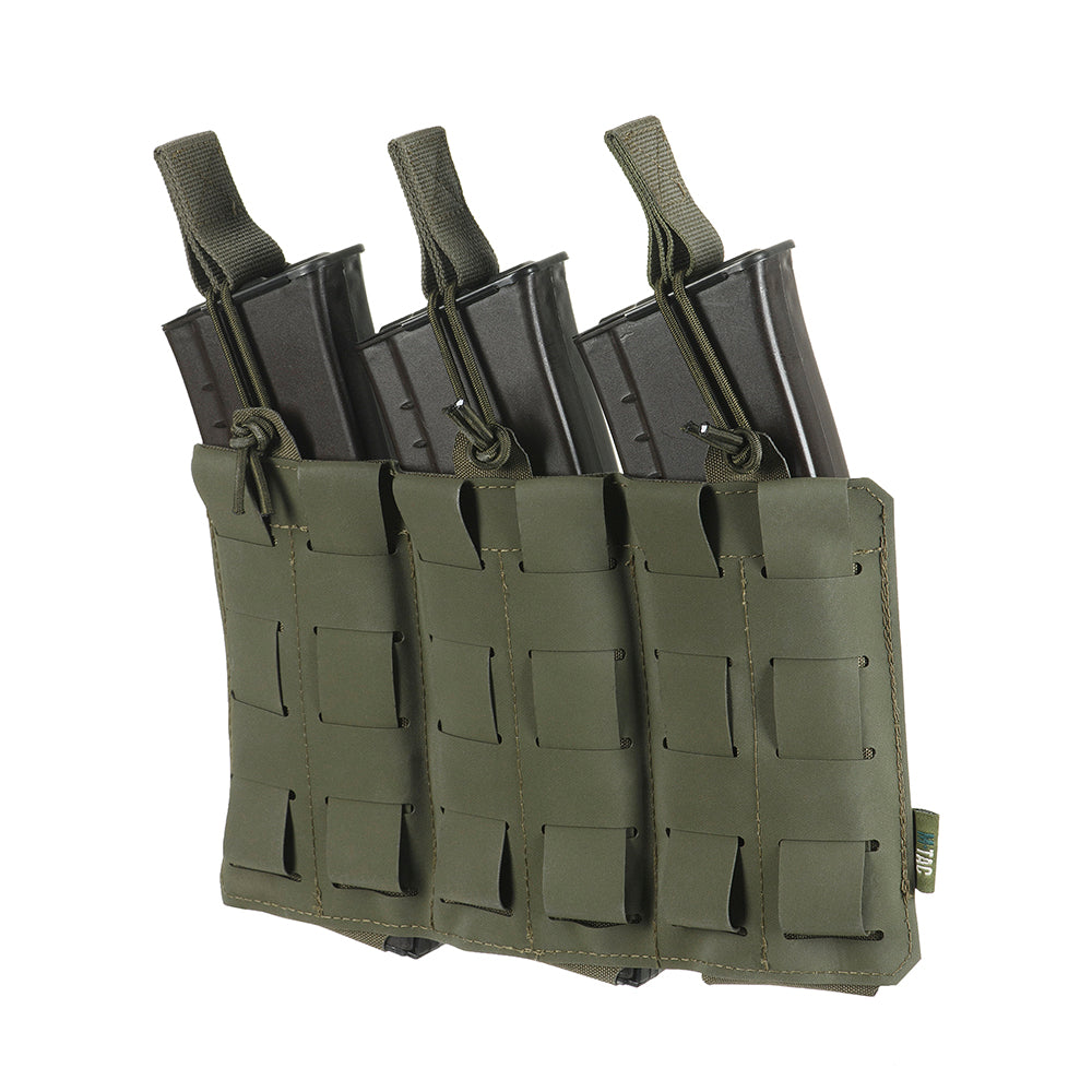 Buzunar M-Tac Triple Magazine Elite Laser Cut - Ranger Green