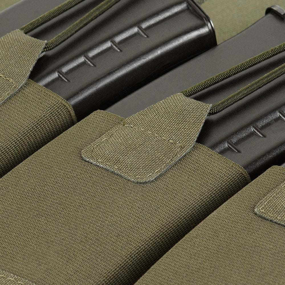 Buzunar M-Tac Triple Magazine Elite Laser Cut - Ranger Green