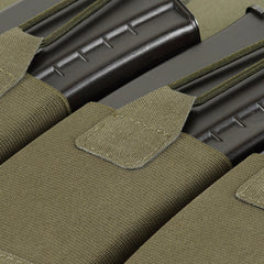 Buzunar M-Tac Triple Magazine Elite Laser Cut - Ranger Green