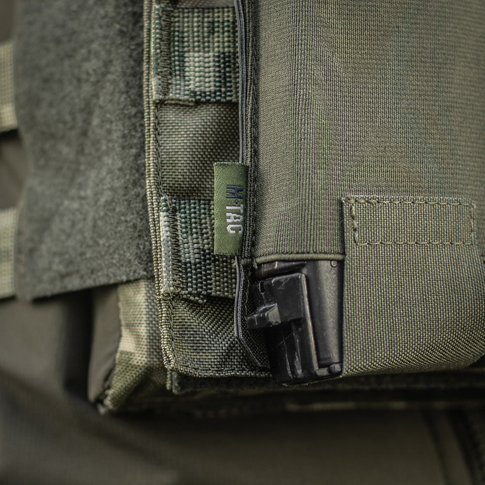 Buzunar M-Tac Triple Magazine Elite Laser Cut - Ranger Green