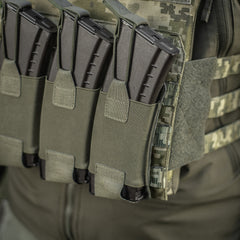 Buzunar M-Tac Triple Magazine Elite Laser Cut - Ranger Green