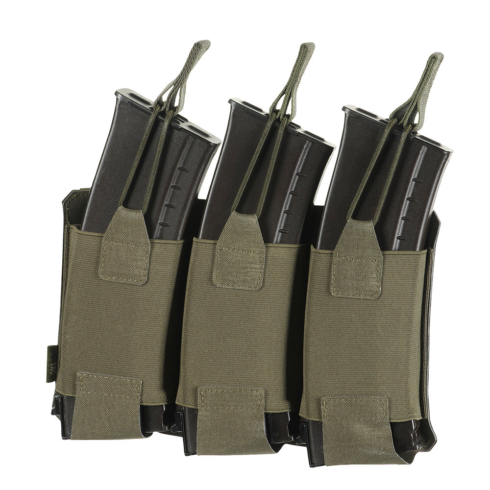 Buzunar M-Tac Triple Magazine Elite Laser Cut - Ranger Green