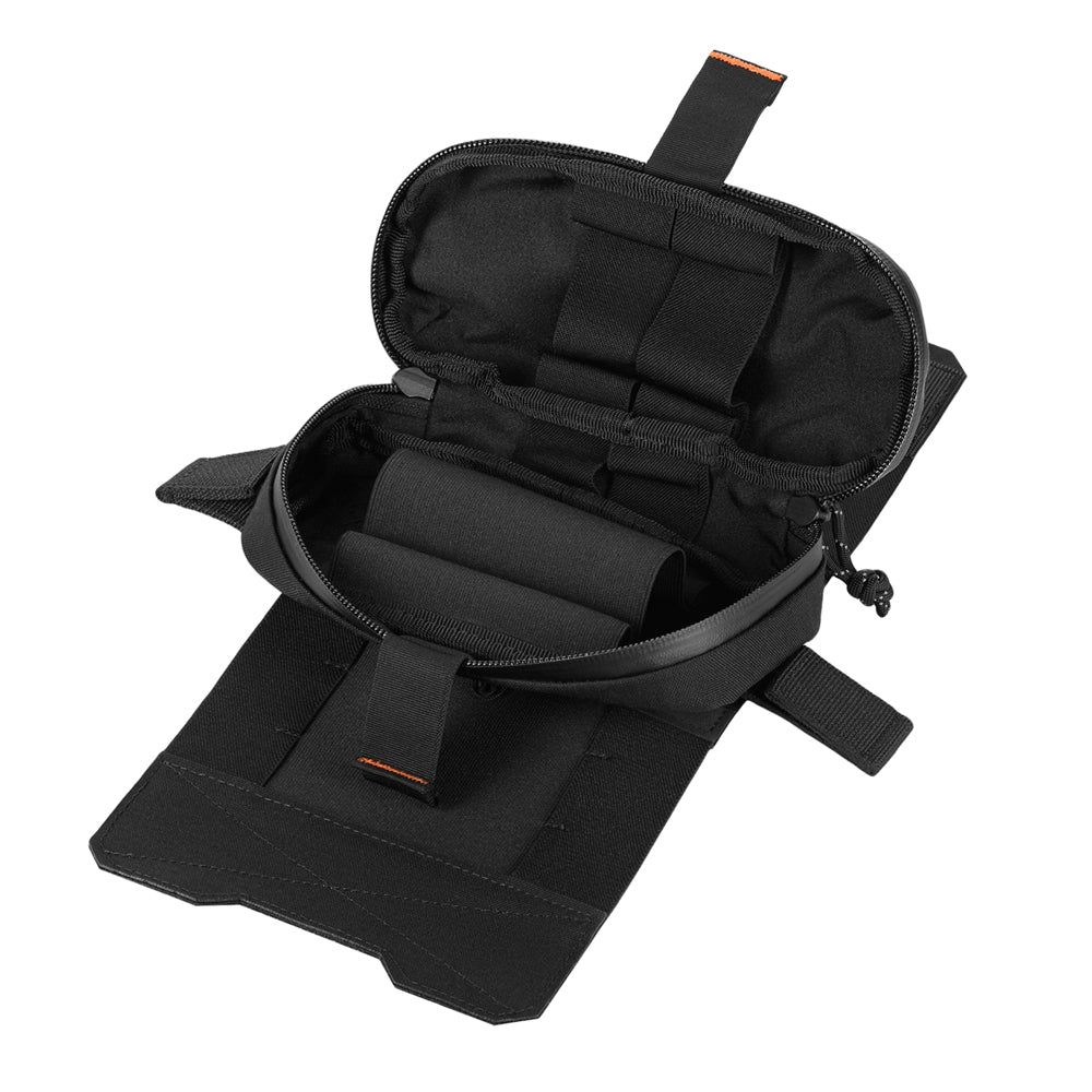 Buzunar Medical Orizontal Elite M-Tac - Negru, Sistem MOLLE