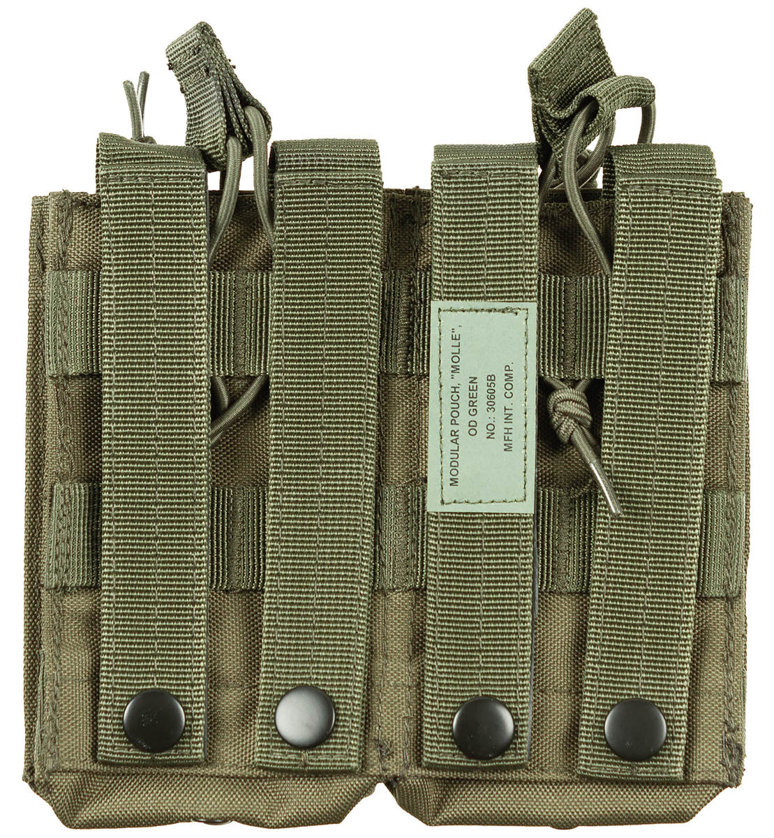 Buzunar Modular MOLLE Verde Oliv MFH - 4 compartimente, prindere MOLLE