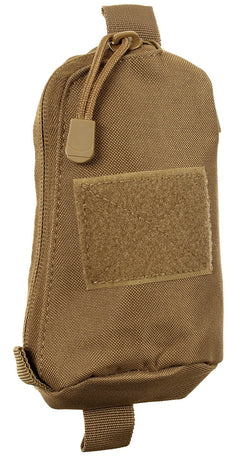 Buzunar MOLLE Coyote Tan MFH - Curele Velcro, 18x10x4 cm