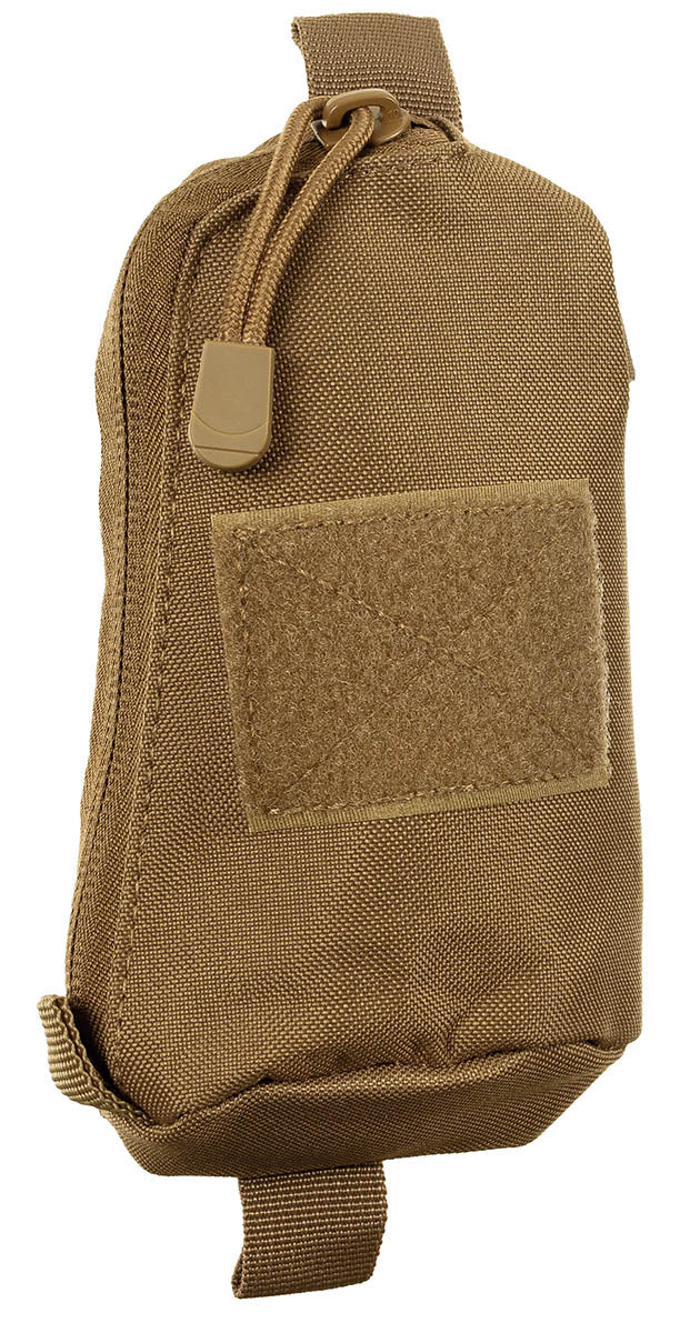 Buzunar MOLLE Coyote Tan MFH - Curele Velcro, 18x10x4 cm